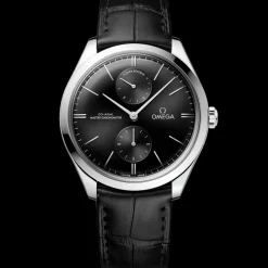 40 mm, steel on leather strap^OMEGA Clearance