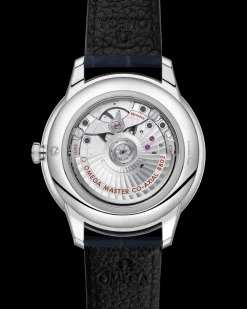 41 mm, steel on leather strap^OMEGA Online