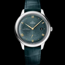 41 mm, steel on leather strap^OMEGA Clearance