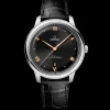 40 mm, steel on leather strap^OMEGA Hot