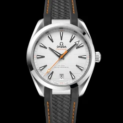 41 mm, steel on rubber strap^OMEGA New