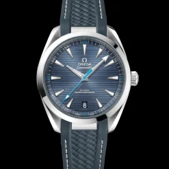 41 mm, steel on rubber strap^OMEGA New