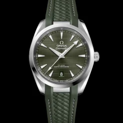 38 mm, steel on rubber strap^OMEGA Fashion