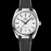 38 mm, steel on rubber strap^OMEGA Fashion