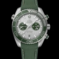 45.5 mm, steel on rubber strap^OMEGA New