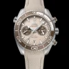 45.5 mm, steel on rubber strap^OMEGA New