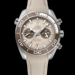 45.5 mm, steel on rubber strap^OMEGA New