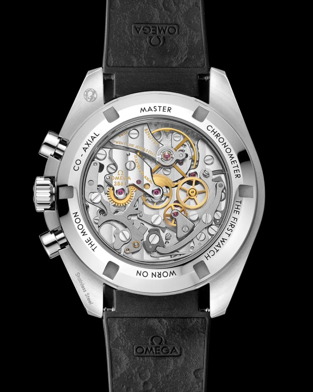 42 mm, steel on rubber strap^OMEGA New