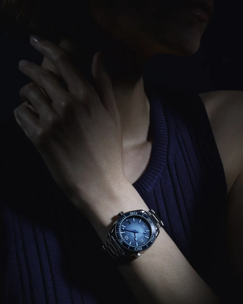 39.5 mm, steel on steel^OMEGA Fashion