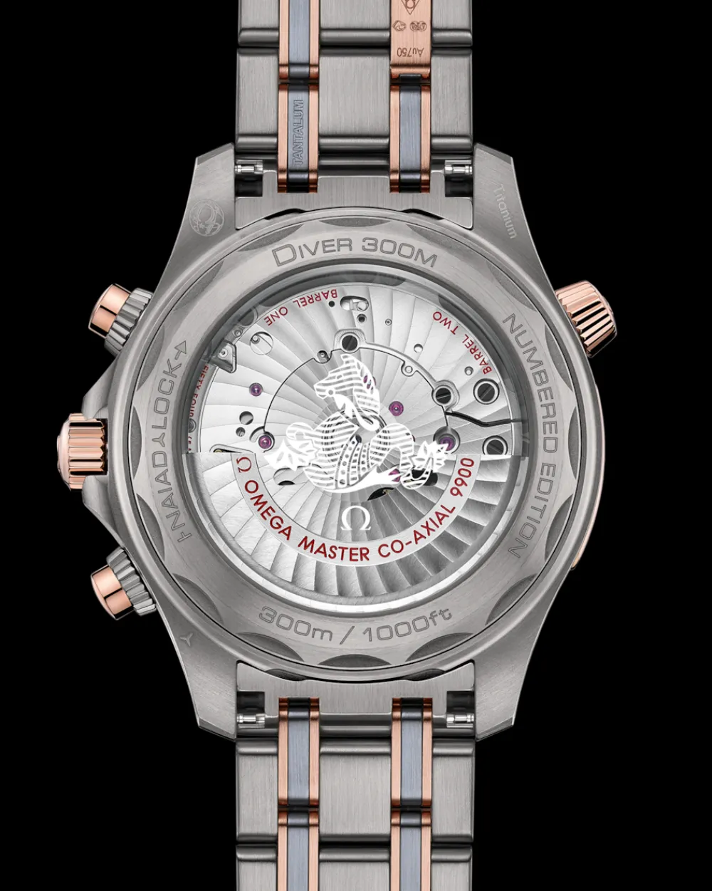 44 mm, titanium ‑ tantalum ‑ Sedna™ gold on titanium ‑ tantalum ‑ Sedna™ gold^OMEGA Fashion