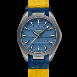 41 mm, titanium on rubber strap^OMEGA Fashion