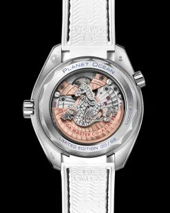 39.5 mm, white gold on leather strap with rubber lining^OMEGA Best