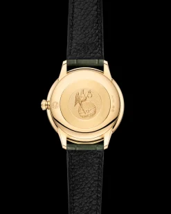 27.5 mm, yellow gold on leather strap^OMEGA Sale