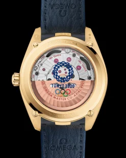 41 mm, yellow gold on leather strap^OMEGA Clearance