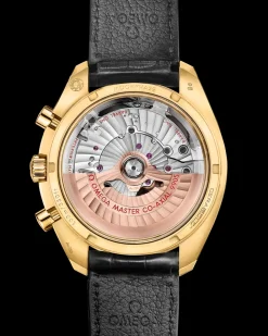 44.25 mm, yellow gold on leather strap^OMEGA Online