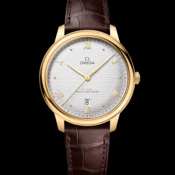 40 mm, yellow gold on leather strap^OMEGA Best