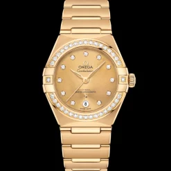 29 mm, yellow gold on yellow gold^OMEGA New