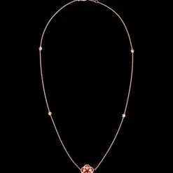 Necklace, 18k red gold, carnelian^OMEGA Online