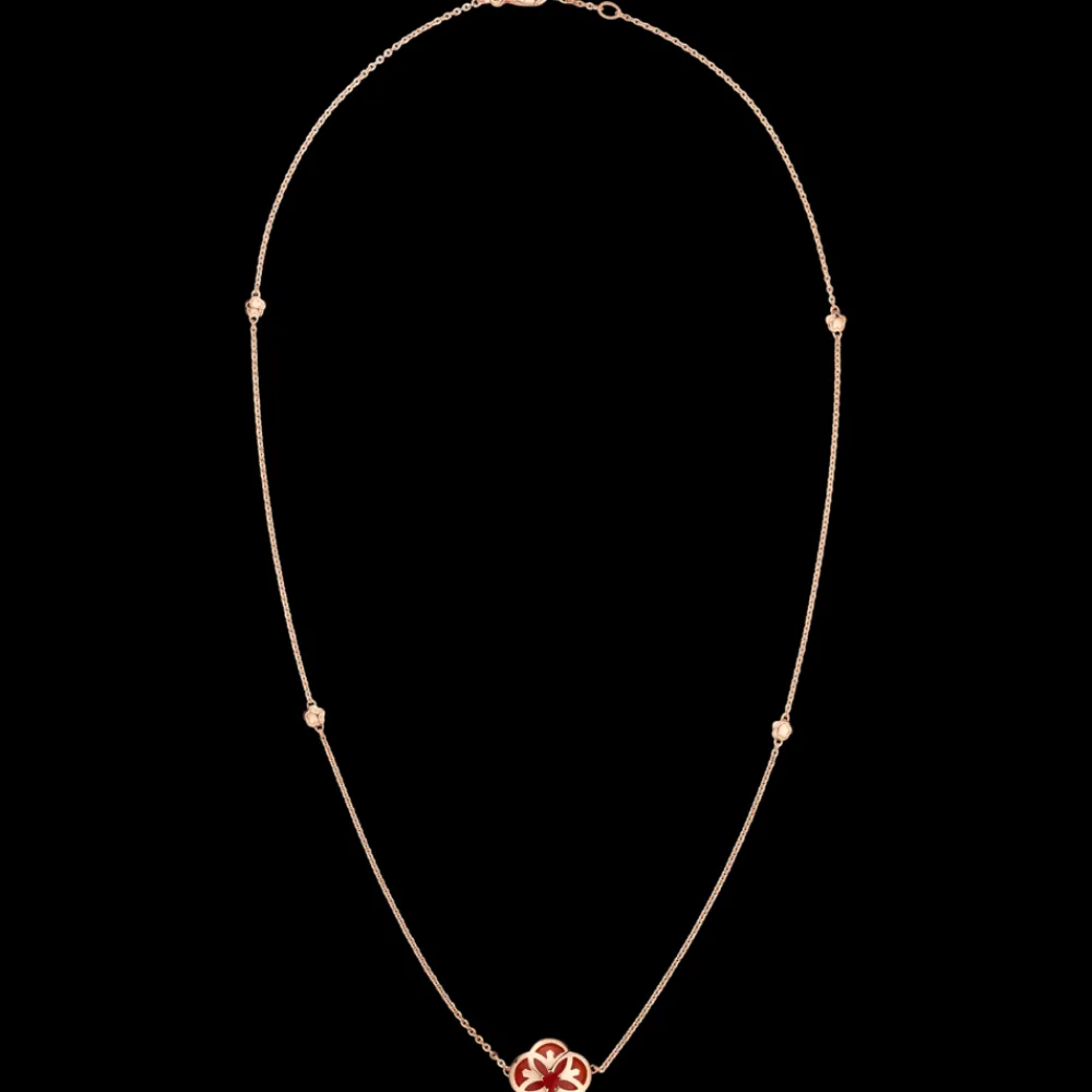 Necklace, 18k red gold, carnelian^OMEGA Online