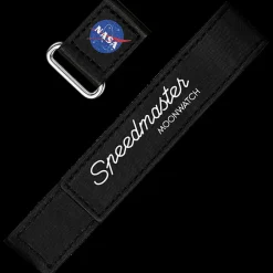 2‑piece black Speedmaster Moonwatch VELCRO® strap^OMEGA Discount