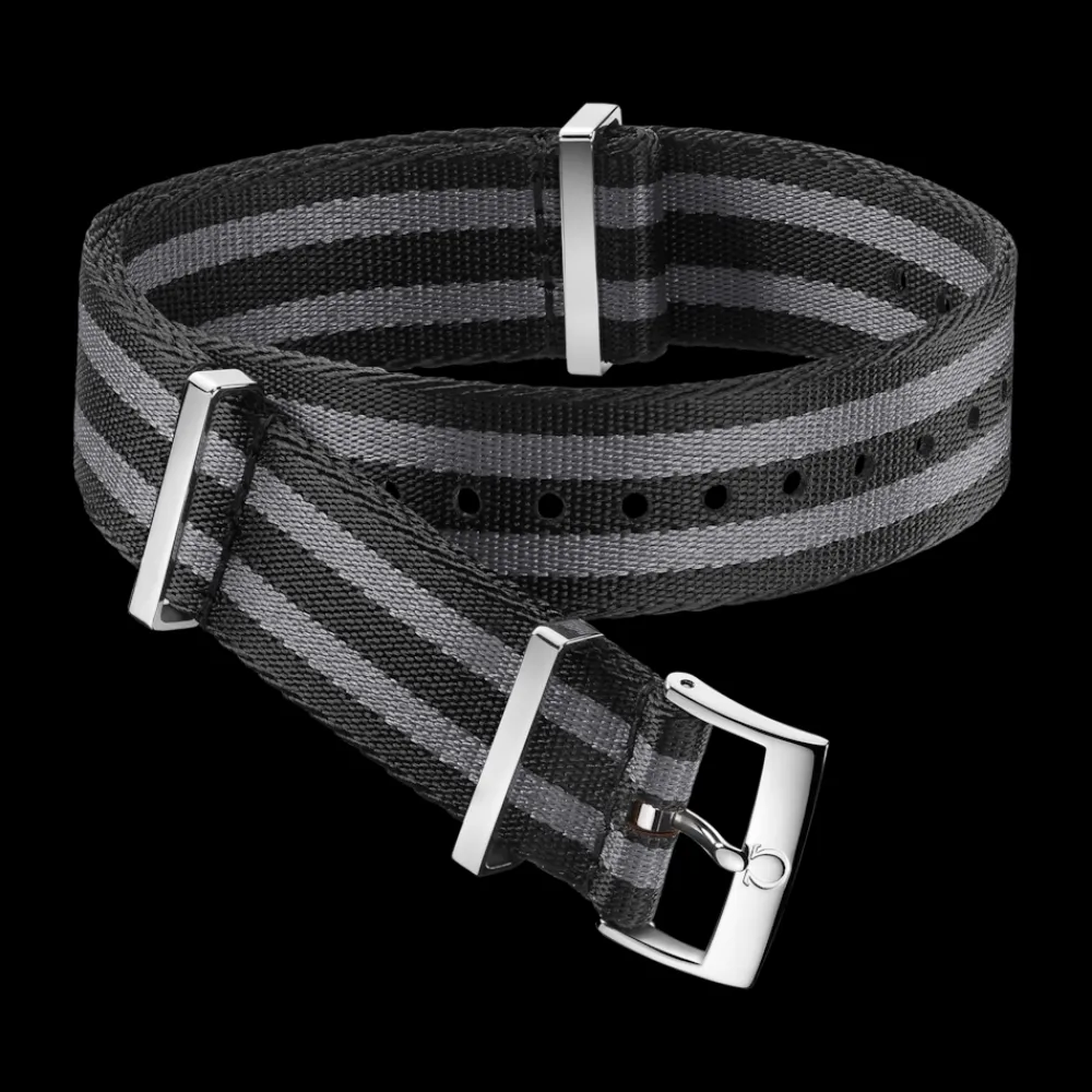 Polyamide, 5 stripe black grey^OMEGA Sale