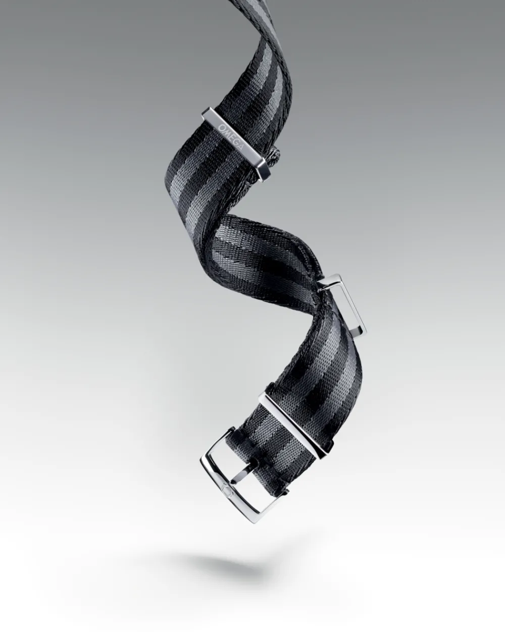 Polyamide, 5 stripe black grey^OMEGA Sale