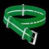 Polyamide, green and white^OMEGA Sale