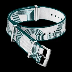 Polyamide, green and white^OMEGA Fashion