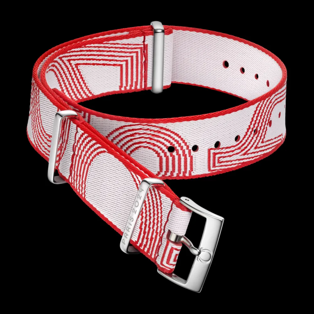 Polyamide, red and white^OMEGA Clearance