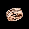 Ring, 18k red gold, diamonds^OMEGA Outlet