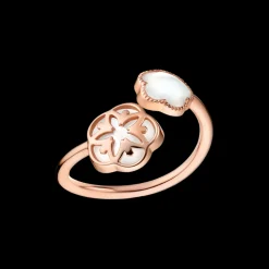 Ring, 18k red gold, mother‑of‑pearl^OMEGA Clearance