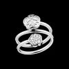 Ring, 18k white gold, diamonds, mother‑of‑pearl^OMEGA Discount