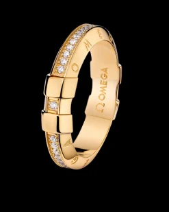 Ring, 18k yellow gold, diamonds^OMEGA Outlet