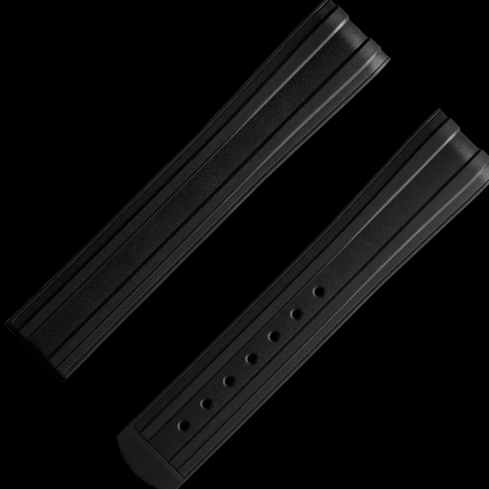 Seamaster Diver 300M black rubber strap with foldover clasp^OMEGA Clearance