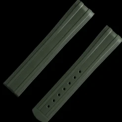 Seamaster Diver 300M green rubber strap with foldover clasp^OMEGA Best