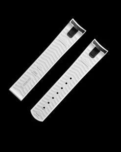 Seamaster Diver 300M white rubber strap with foldover clasp^OMEGA Sale