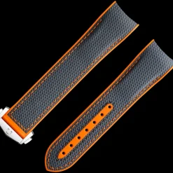 Seamaster Planet Ocean 600M grey rubber strap with foldover clasp^OMEGA New