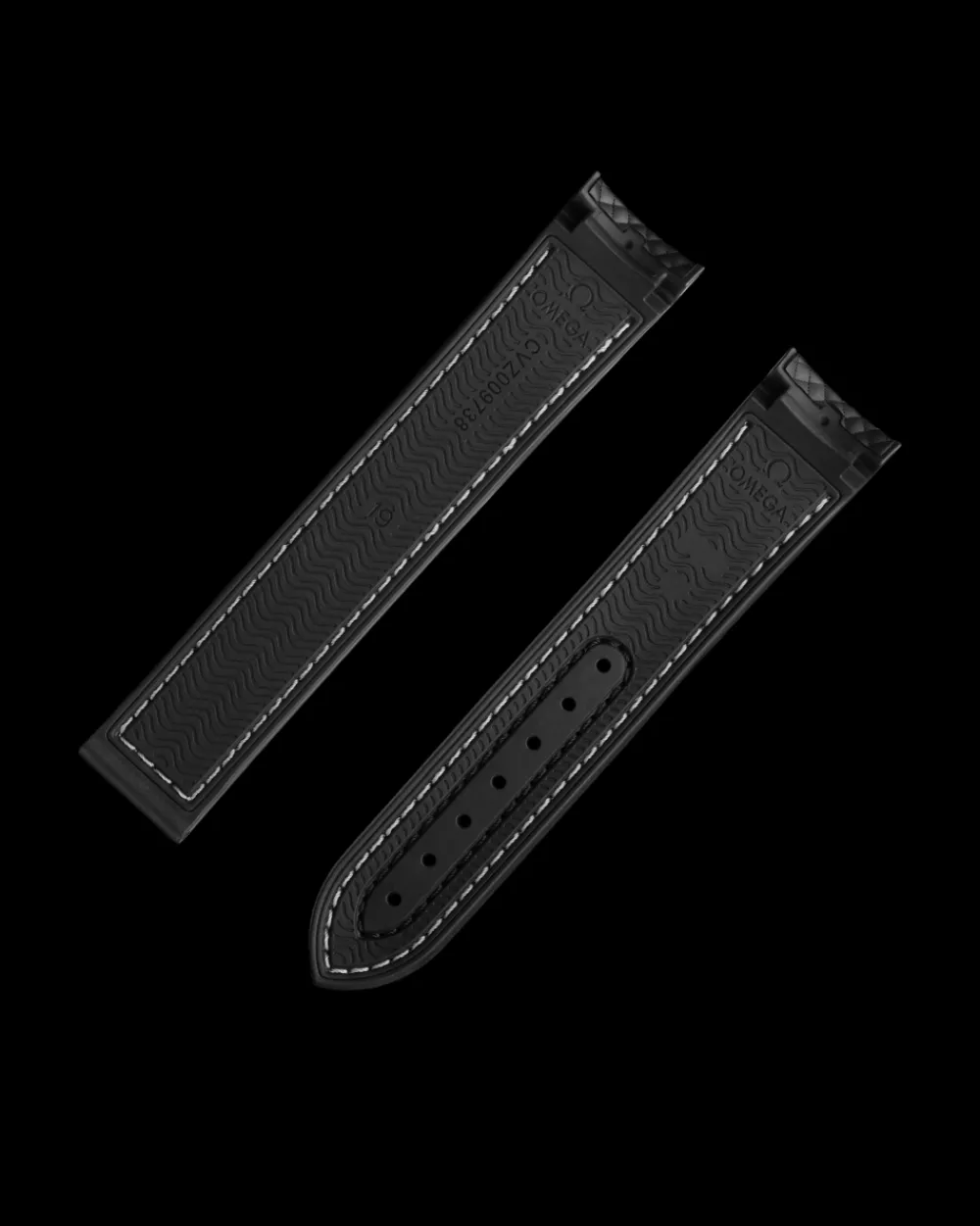 Seamaster Planet Ocean 600M black rubber strap with foldover clasp^OMEGA Outlet