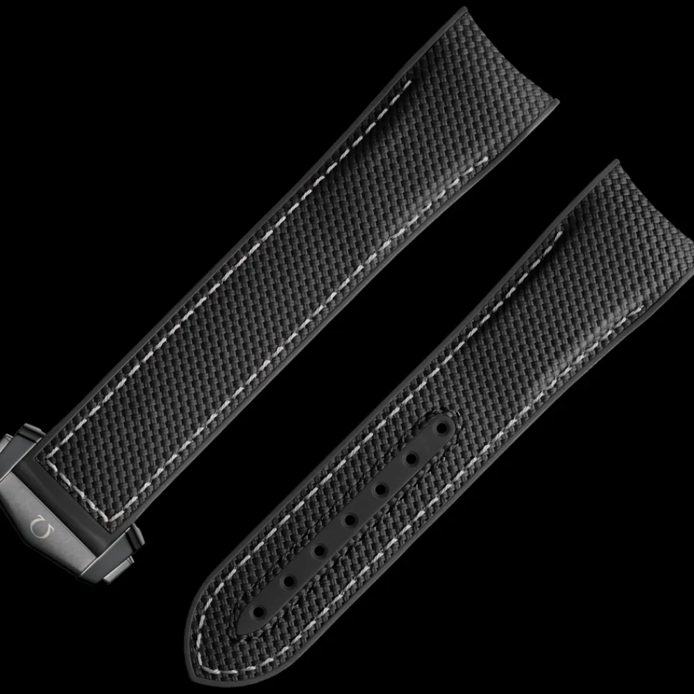 Seamaster Planet Ocean 600M black rubber strap with foldover clasp^OMEGA Clearance