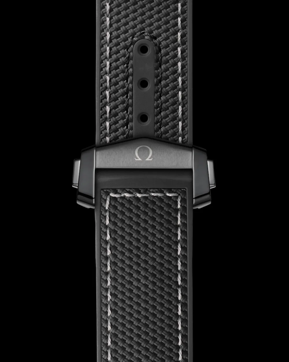 Seamaster Planet Ocean 600M black rubber strap with foldover clasp^OMEGA Clearance